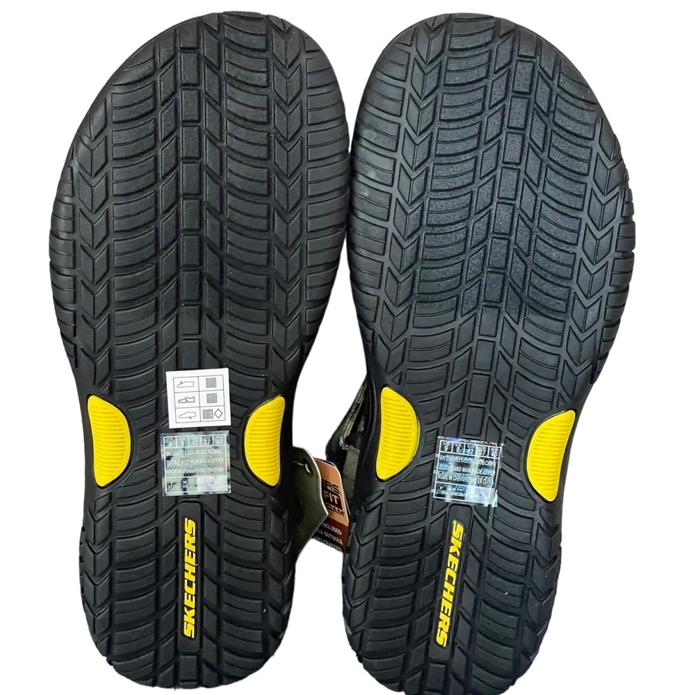 NEW Skechers Mens Lomell Rip
Tide Sandals Goodyear Soles
Camo #204351 Size:9 - Picture 8 of 15